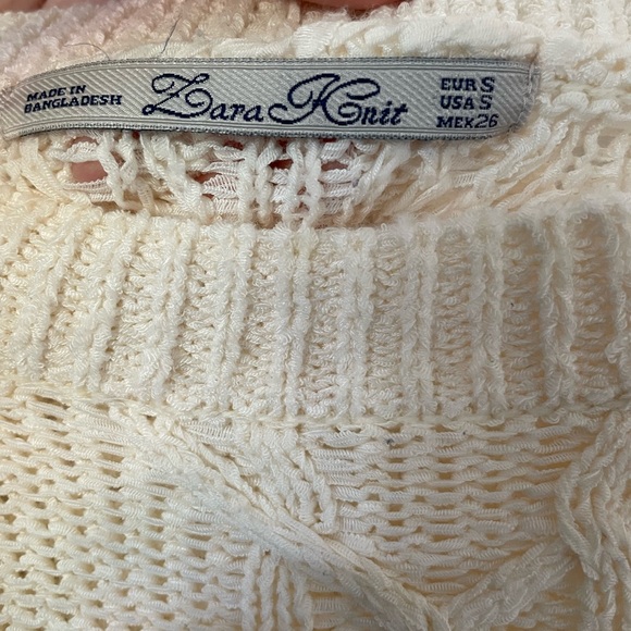 CREAM KNITTED SWEATER - Picture 6 of 6